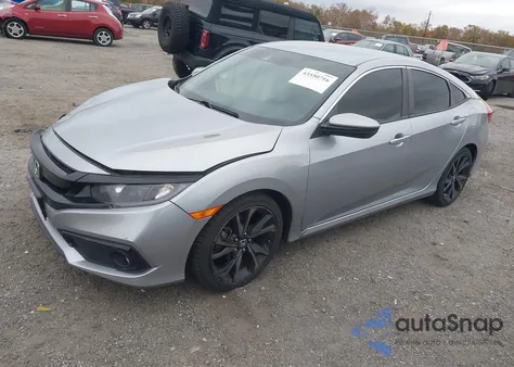 2020 Honda Civic Sport from USA, damaged, VIN 2HGFC2F82LH536508